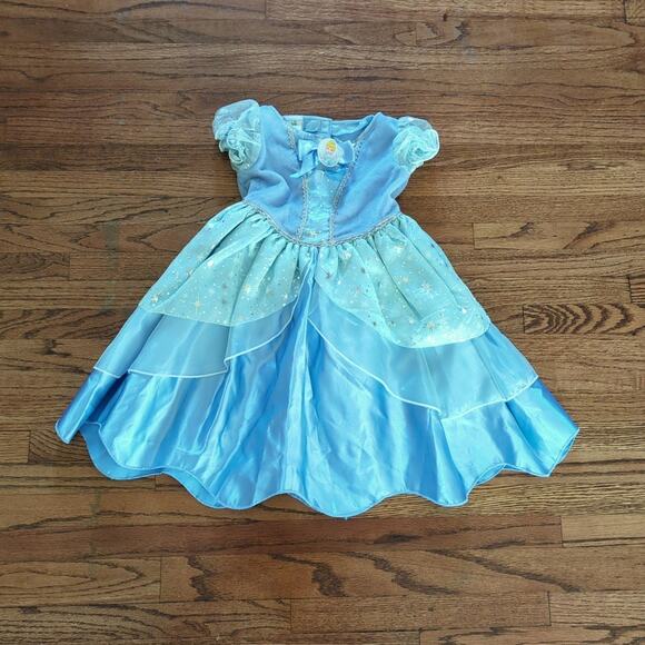 Disney baby Princess Cinderellablue Dresscostume baby girl size 9M VGUC